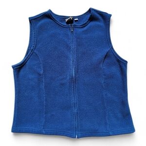 L.L. Bean Vintage Polartec Fleece Full Zip Vest Sz M